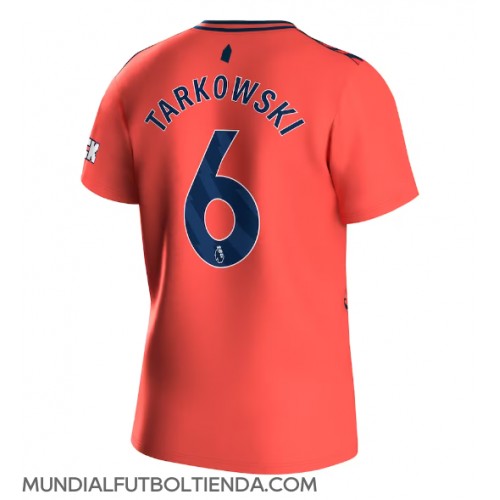 Camiseta Everton James Tarkowski #6 Segunda Equipación Replica 2023-24 mangas cortas